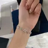 Женские высококачественные серьги браслеты устанавливают классические буквы серебряные алмазные листья жемчужины дизайнерские кольцевые бренды роскошные браслеты