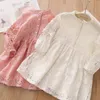 Robes de fille Printemps Automne 3 4 6 8 10 à 12 ans Enfant Angleterre Style Princesse Perle Dentelle Longueur Au Genou Enfants Bébé Fille Robe À Manches Longues 221118