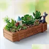 Plantadores Pots Retro Design Planters Moda Moda Pote de Jardim Anti Wear Desktop Flowerpot Decorações Decorações Decorações Caixa de Armazenamento 3 7HX ZZ DRO DHTJ3