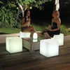 Cube Lamp Outdoor Lawn Indoor Floor Garden Glowing Remote Control Home Party Dining Table Decoration