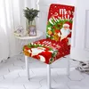 Chair Covers Christmas Dining Cover Spandex Elastic Slipcover Case Stretch For Party El Banquet House De Chaise