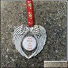 Christmas Decorations Dhs Sublimation Blanks Angel Wing Ornament Christmas Decorations Wings Shape Blank Add Your Own Image And Back Dhtsu