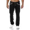 جينز الرجال الفضفاضة للرجال العلامات التجارية على التوالي سراويل واسعة مع الجيوب الجانبية ملابس سروال الركض الأسود ذكر الهيب هوب مان 221118