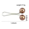 Stift broscher stift broscher 12 st pearl halsduk brosch stift huvudscarf sjal lady muslim hijab clip fasta rem anti slip kvinnor accesso dhcis