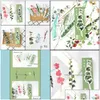 Bookmark Bookmark Desk Accessories Office School Supplies Business Industrial Green Branch 30Pcs Bookmarks For Book Mark Vintage Scr Dhvls