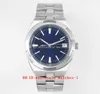 4 Stijl Mode Mannen Horloge GLOEDNIEUWE 41 MM 4500 V 4500 V/110A-B128 Blauwe Wijzerplaat Mechanische Transparante automatische Sapphire Crystal Heren Horloge Horloges