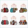 Party Favor Christmas Drop Dangle Party Earrings For Women Girls Pu Leather Earring Set Gift 3 Pairs Delivery Home Garden Festive Su Dhtyn