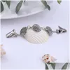 Pins Brooches Pins Brooches Women Sweater Cardigan Clips Keeper Brooch Shawl Duck Clip Buckles Clothes Decor Beaded Pearl Pin Metal Dhbxg