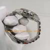 7 Model horloge polshorloges 904L stalen heren 40 mm zwarte wijzerplaat roodblauw keramische ringje roestvrijstalen armband heren gmf cal.3186 automatische bewegingshorloges