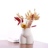 Vases Céramique Human Corps Forme Nude Naked Girl Butt Flower Flower Home Home Creative Decoration 221118