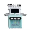 미세 박피술 장치 Hydra Dermabrasion Machine 진공 블랙 헤드 리무버 휴대용 산소 제트 껍질 피부 강화 RF 냉해 망치 관리 스파 수경 방사 방사제