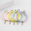 1PC Cell Phone Straps Charms Silicone Wristbands Ring Circle Bracelet Charm Lanyards Strap for Mobile Keychain Anti-Lost Lanyard