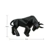 العناصر الجديدة راتنج BL تمثال Bison/OX Scpture التمييز التمييز المنزل الزخرفة الحديثة/التماثيل الديكور الشمال T200331 Dro DHSMI