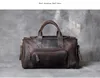 Torby Duffel MAHEU Designer Mash Masher Travel Travel Travel dla mężczyzny Outdoor Oryginalne skórzane buty torba Mężczyzna Kawa Czarna 221118