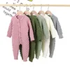 Rompers Citgeett Winter Infant Baby Girl Boy Warm Clothes Knitted Sweater Romper Fall Auumn Wool Overall Outfit 221117