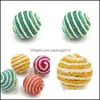 Cat Toys Pet Supplies breien ball cat grijpen plagen katten speelgoed essentieel voor huisdiereneigenaren mticolor nieuw 0 6Mya j2 drop levering home g dhc60