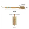 Bath Brushes Sponges Scrubbers Bath Brushes With Soft And Stiff Bristles Exfoliating Skin Shower Brush Specially Long Wooden Hand Dhdzc