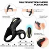 Ring voor penis vibrator draadloze afstandsbediening g spot vibrerende massager cock clitoris stimulator anale mannen seksspeeltjes paar280E5078329