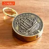 New Funny Gadget Benzina Kerosene Lighter Retro Coin Portachiavi Fumo Accenditore Squisito Regalo Portatile Carino