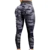 Yoga Tenues Camouflage Imprimer Yoga Pantalon Transparent Mesh Taille Haute Sexy Leggings Sport Femmes Fitness Pantalon D'entraînement T220930