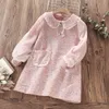 Meisjes jurken elegante prinses kinderen feestkant voor kinderen kostuum trouwjurk babykleding vestidos 6 8 10 12 14 jaar 221117