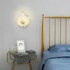 Wall Lamp Shell Shape Led Light Lighting Modern Creative TV Background Bedside Foyer Sconce Special Nordic Home Deco