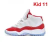 2023 Kids 11s Kid Basquete Sapatos Espaço Cool Cinza Jam Bred Concords Juventude Moda Meninos Sapatilhas Designer Bag Crianças Menino Menina Branco Atlético Crianças Ao Ar Livre