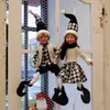 Décorations de Noël Rose Elf Couple Poupées En Peluche Peluches Arbre Pendentif Goutte Ornements Suspendus Décoration Année Cadeaux pour Enfants Enfants 221117