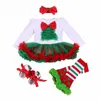 Pagliaccetti Abito di Natale Ragazze Costume Fancy Party Principessa Cosplay Bebes Babi Set di compleanno per bambini Vestiti per bambina 221117