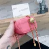 Mini vanité classique pour femmes avec sacs à coffre en boîte à chaîne avec sacs à main Crush Gold Ball GHW Sacs à main Tiny Cosmetic C6325244