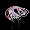 Mobiele bandjes Charms Nieuwe Strass Kristal Lanyard Mesh Ketting Badge Band Mobiele Antidiefstal Houder Sleutelhanger Hangend touw voor mobiele telefoons