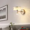 Duvar lambası modern LED lambalar kapalı ev sanat dekor oturma odası aydınlatma koridor ışıkları el yatak odası ışık fikstürleri başucu aplik