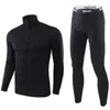 Roupa t￩rmica masculina Esdy l￣ de l￣ Men outono inverno quente long Johns fitness esportes compress￣o de compress￣o respir￡vel ThermoSuit Thermo 221117