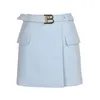 2024 New Skirts Show Thin Short Fashionable Mid-waist Temperament Commuter Skirt Woman