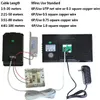 Telefones de porta de vídeo 7 "TFT 2 monitora o kit de intercomunicação de senha RFID com controle remoto sem fio de greve elétrico Desbloqueio