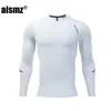 Herren Thermo-Unterwäsche Aismz Winter-Sets Männer Baby Kinder Rashguard Kompression Schnelltrocknend Thermo Dessous Lange Unterhosen 221117