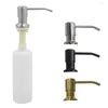 Storage Bottles Sink Soap Dispenser Accessories Bathroom Body Cleanser Kitchen Replacement Spare Parts Stainless Steel Plastic