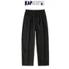 Pantaloni da uomo KAPMENTS Salopette da uomo Gambe larghe Streetwear Baggy Spring Mens Pantaloni sportivi neri Harajuku Pantaloni da jogging Harem casual maschili 5XL 221117