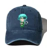 Berets Teenager Denim Baseball Cap Männer Frauen Cowboy Knochen Sommer Herbst Hip Hop Für Anime Schwert Art Online Cartoon Hüte