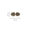 Pins Brooches Pins Brooches Retro Plating Fashion Duckbill Buckle Clothing Decor Chain Cardigan Clip Sweater Blouse Decoration Broo Dhcej