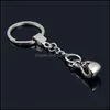 Keychains Lanyards Glove Keyring Metal Pendant Keychain Rings Bag h￤nger Sport Boxning Fashion Jewelry Drop Delivery Accessories DHC5V