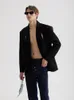 Men's Suits 2022 Hollowed-cut Loose Suit Black Casual Chic Versatile Unisort Men's And Women's Outerwear