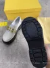 Dam Designer Loafers Klänning Skor New Fashion Plattform Sula Svart Vit Casual Läder Sko Sneakers Klassisk Loafer med metallbokstäver Ursprung Kvalitet Eur Storlek 41