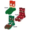 Men's Socks Fashion Christmas Cotton Stocking Warm Breathable Long Sock For Women Holiday Men Adults Festival