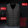 Men's Vests Men Winter Coat Plus Size V Neck Jacket Sportswear heated Heart for Camping 221117