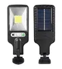 Solar Street Light LED Lights Outdoor Waterproof Sensor Street Lamp Powered Sunlight 360 Degree Rotatable Garden Patio