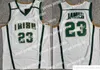 College Basketball Wears Cucito ncaa mens vintage basket maglie da baskey college St. Vincent Mary High School maillot irlandais # 23lebron Tune Squadra Looney