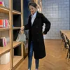 Trench da donna Giacca a vento Donna di media lunghezza 2022 Il temperamento autunnale e invernale è sottile sopra il ginocchio Cappotto alla moda Gabardina