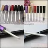 Packing Bottles Empty Clear Lip Gloss Container Plastic Mti Colour Lid Womens Lipgloss Tube Eyeliner Lipstick Lipglaze Organizer 1 4 Dhokc