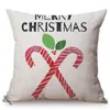 Pillow Cute Cartoon Style Christmas Home Decor Sofa Pillowcase Holly Leaf Tree Children Room Chair Bed Cover Cojines